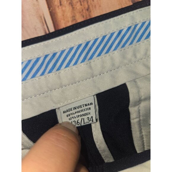 Footjoy FJ Mens Golf Pants Black Size 36x30 Polyester Spandex Stretch - Picture 4 of 8